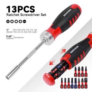Tournevis à Cliquet 13 Pièces à Dakar – Kit Professionnel Multifonction