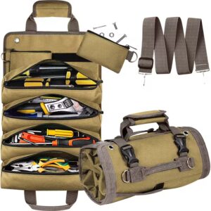 Sac à Outils Enroulable Professionnel à Dakar – Organisateur Portable pour Électricien