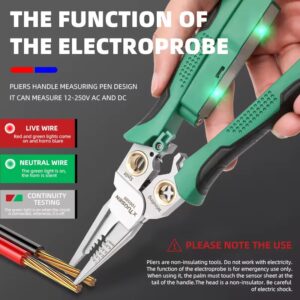 Pince Multifonction Testeur  – Outil Électricien Professionnel