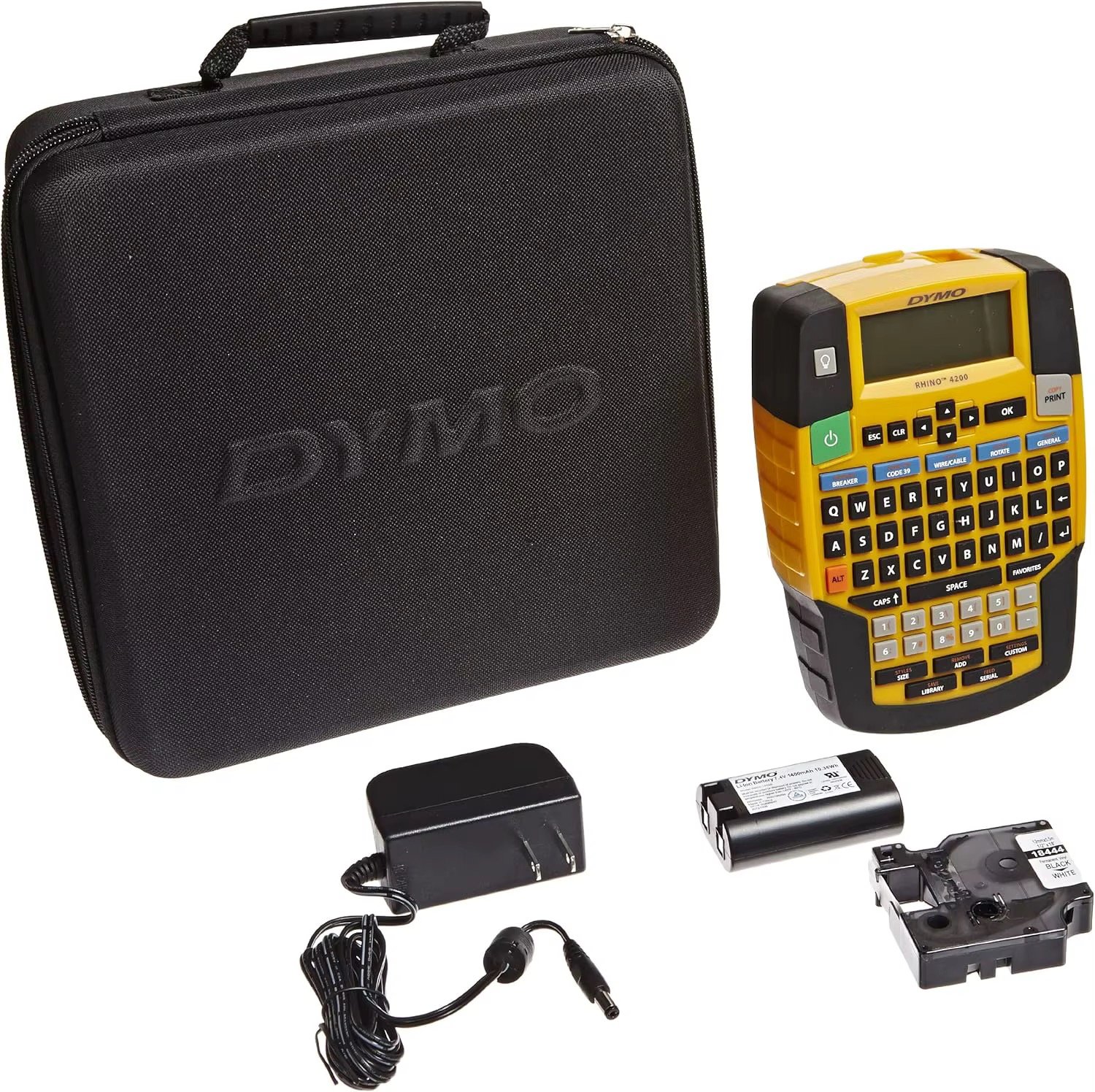 Étiqueteuse industrielle DYMO Rhino 4200 avec mallette et accessoires