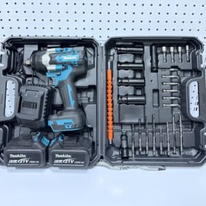 Kit Clé à Choc Sans Fil 21V – 2 Batteries 4Ah + Coffret d’Accessoires