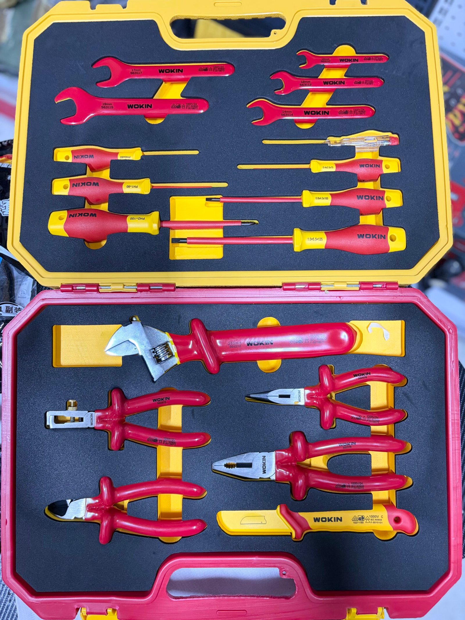 Coffret d’Outils Isolés VDE WOKIN pour Électricien – Image 2
